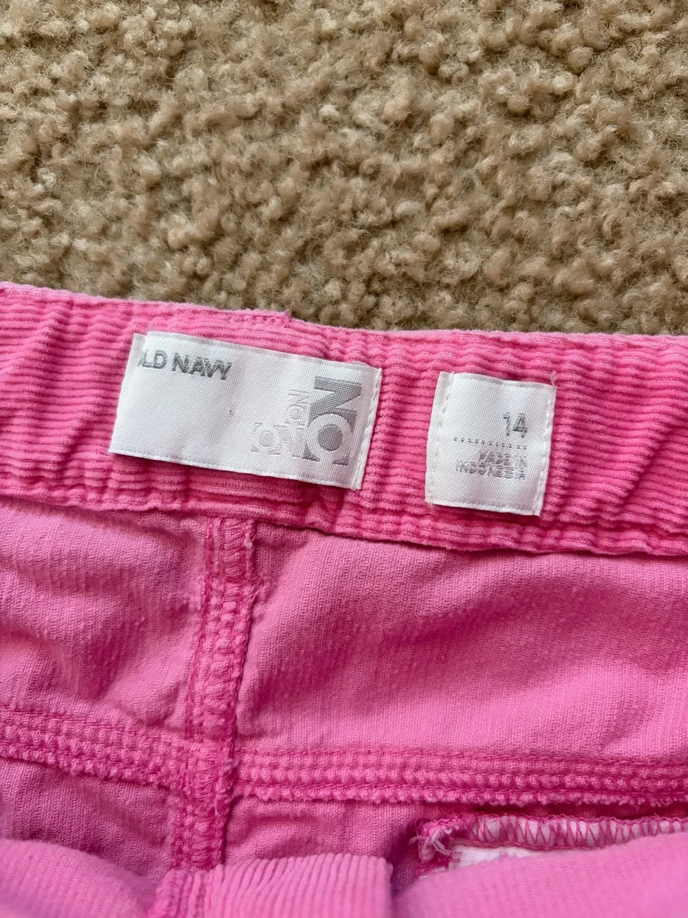 Old Navy Pink Corduroy Skirt